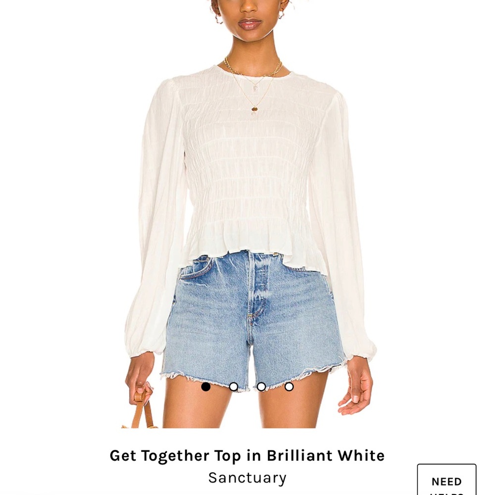 Sanctuary white blouse
